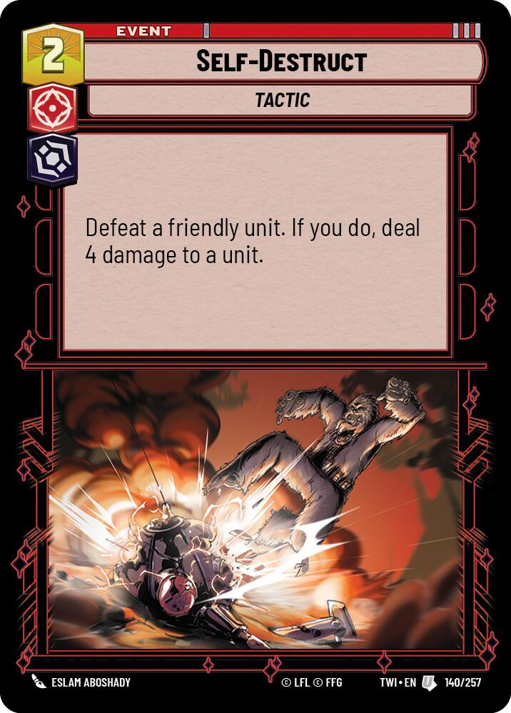 Self-Destruct (140/257) (140/257) [Twilight of the Republic] | Exor Games New Glasgow