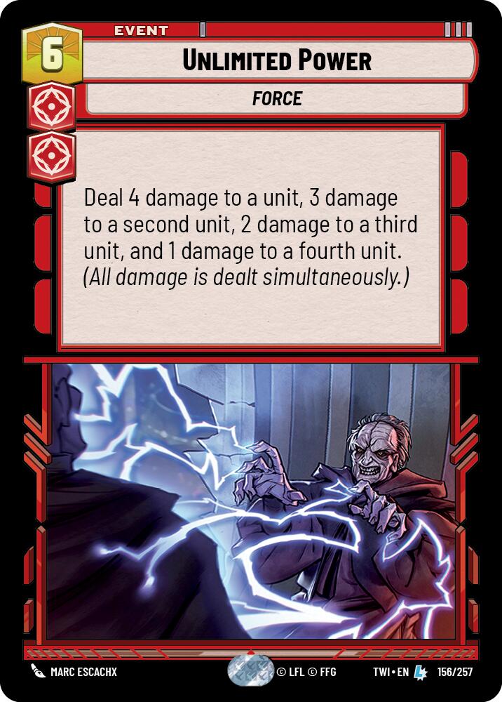 Unlimited Power (156/257) (156/257) [Twilight of the Republic] | Exor Games New Glasgow