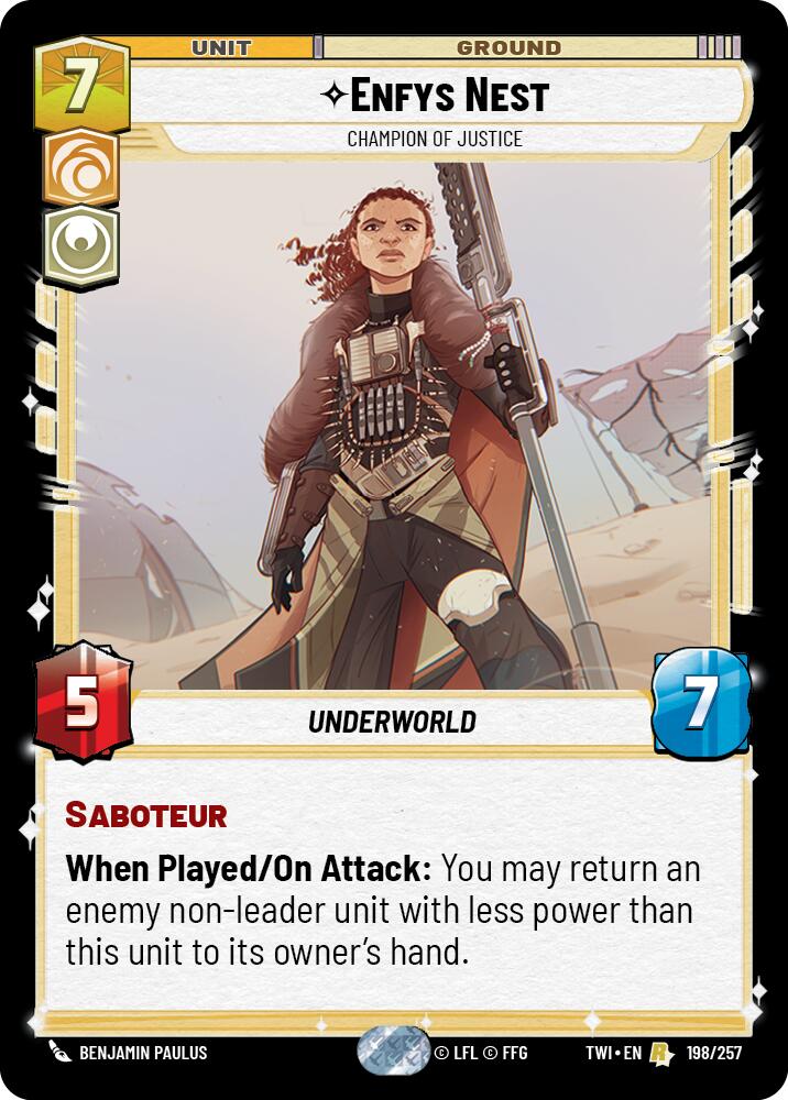 Enfys Nest - Champion of Justice (198/257) (198/257) [Twilight of the Republic] | Exor Games New Glasgow