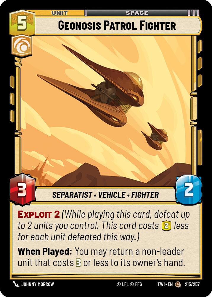 Geonosis Patrol Fighter (215/257) (215/257) [Twilight of the Republic] | Exor Games New Glasgow