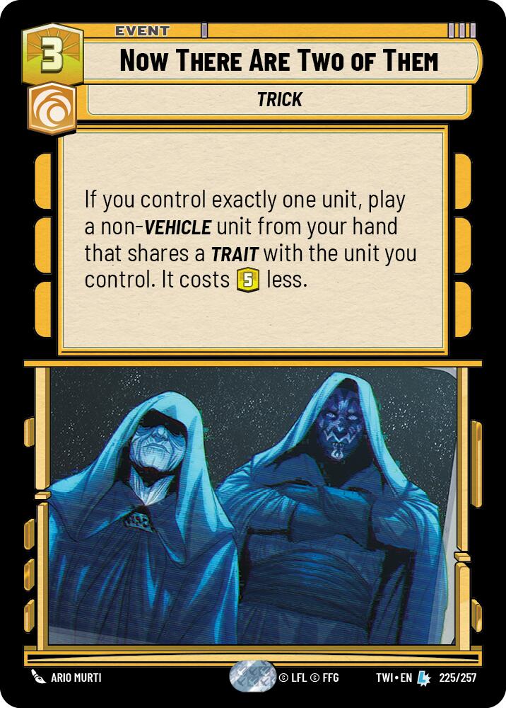 Now There Are Two of Them (225/257) (225/257) [Twilight of the Republic] | Exor Games New Glasgow