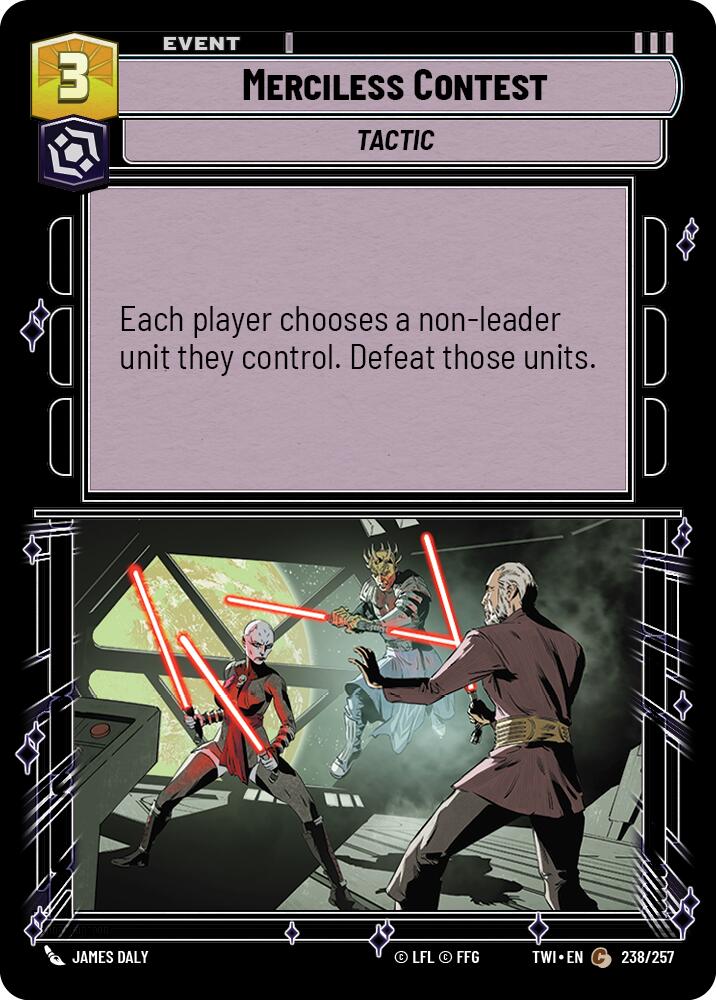 Merciless Contest (238/257) (238/257) [Twilight of the Republic] | Exor Games New Glasgow