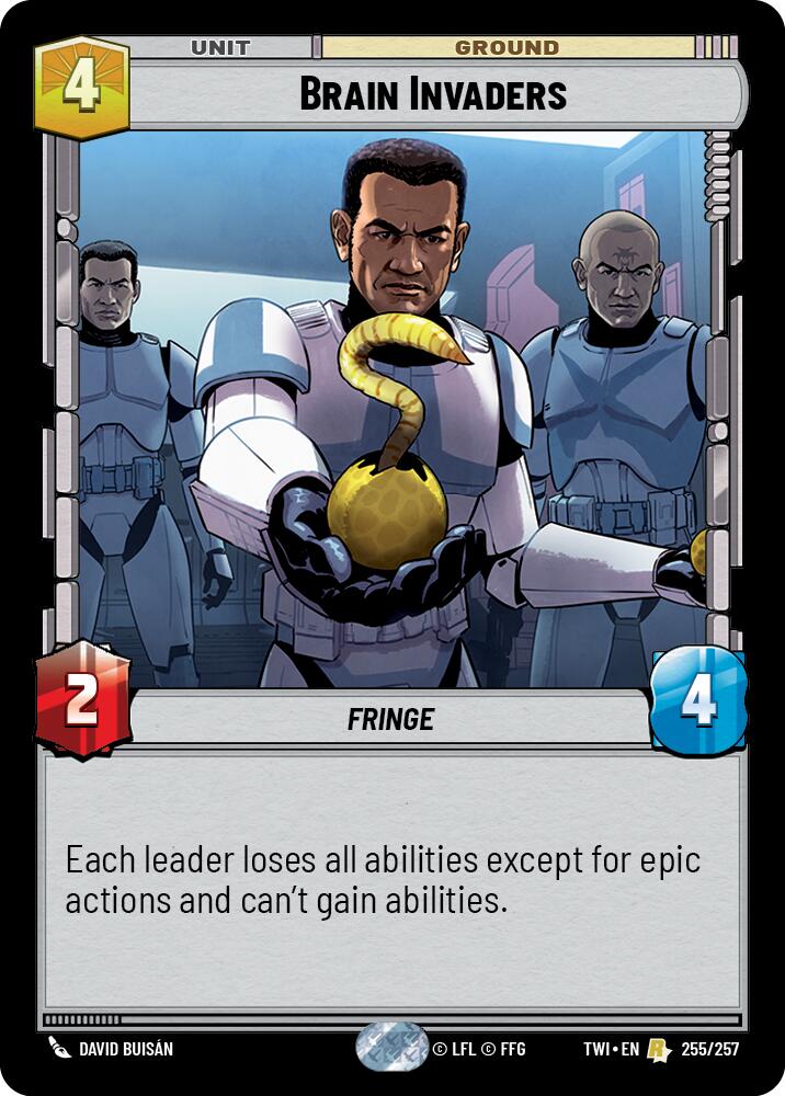 Brain Invaders (255/257) (255/257) [Twilight of the Republic] | Exor Games New Glasgow