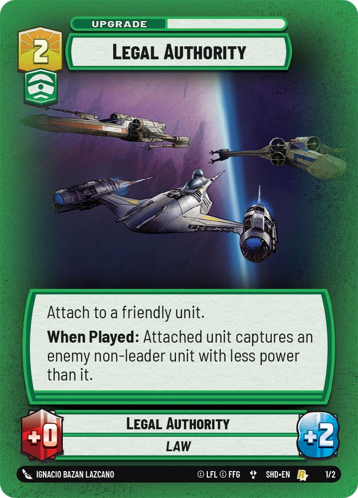 Legal Authority (1/2) (1/2) [Store Showdown Promos] | Exor Games New Glasgow