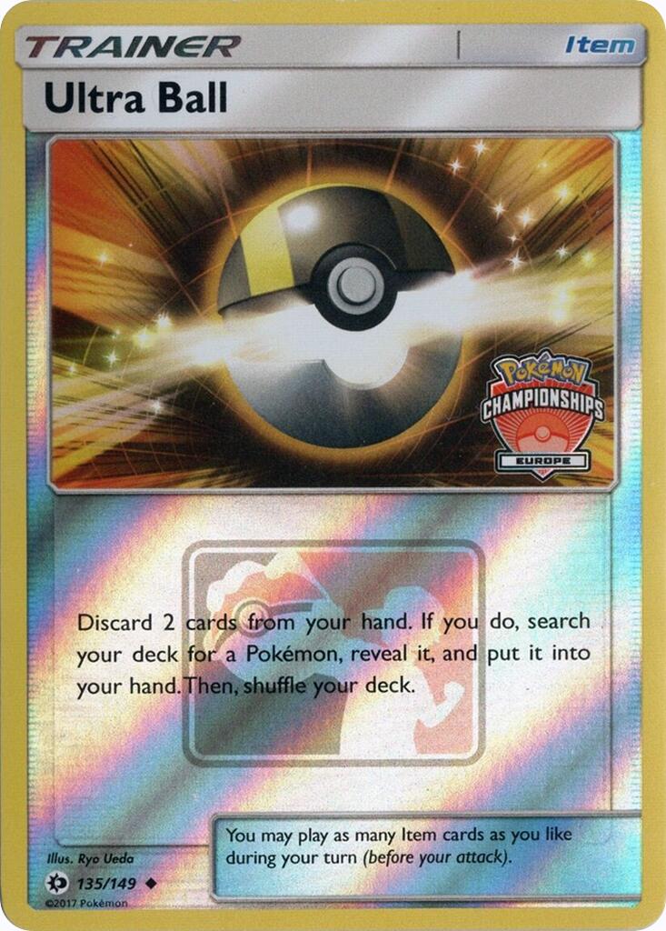 Ultra Ball (135/149) (Europe Championships) [League & Championship Cards] | Exor Games New Glasgow