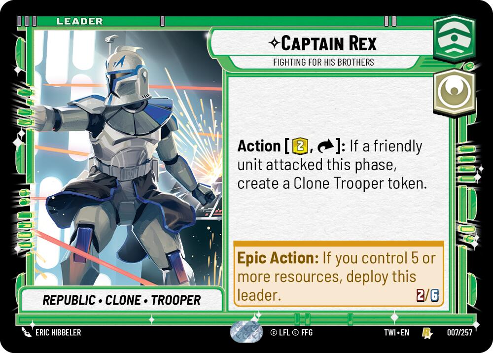 Captain Rex - Fighting For His Brothers (007/257) (007/257) [Twilight of the Republic] | Exor Games New Glasgow