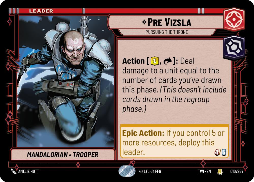 Pre Vizsla - Pursuing the Throne (010/257) (010/257) [Twilight of the Republic] | Exor Games New Glasgow