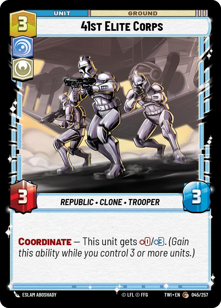 41st Elite Corps (045/257) [Twilight of the Republic] | Exor Games New Glasgow