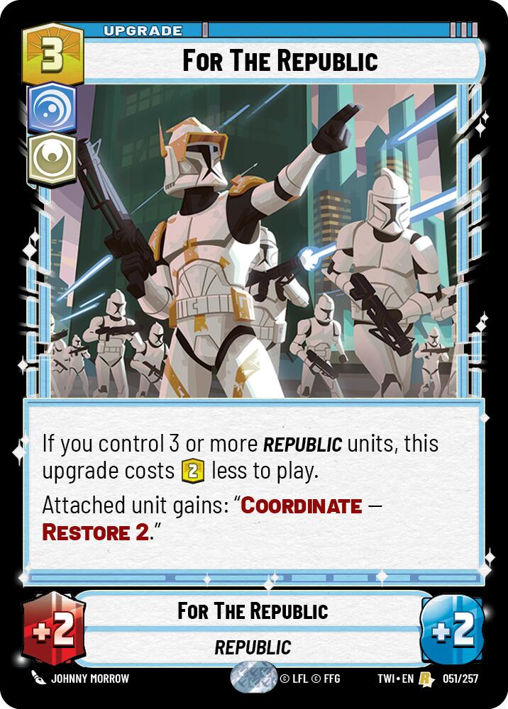 For The Republic (051/257) (051/257) [Twilight of the Republic] | Exor Games New Glasgow