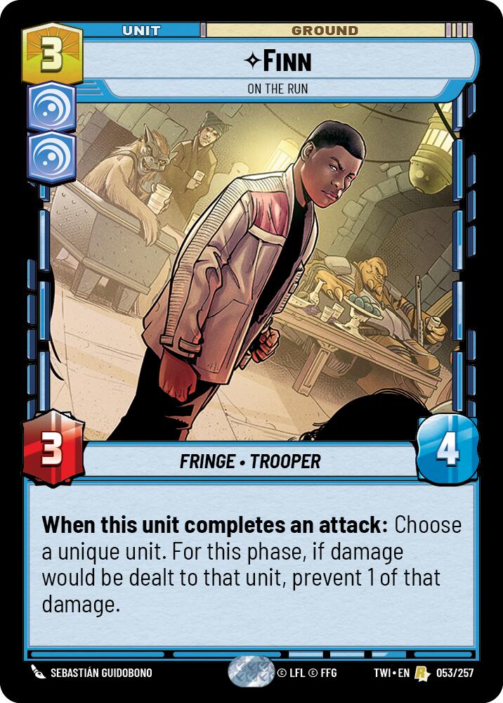 Finn - On the Run (053/257) (053/257) [Twilight of the Republic] | Exor Games New Glasgow