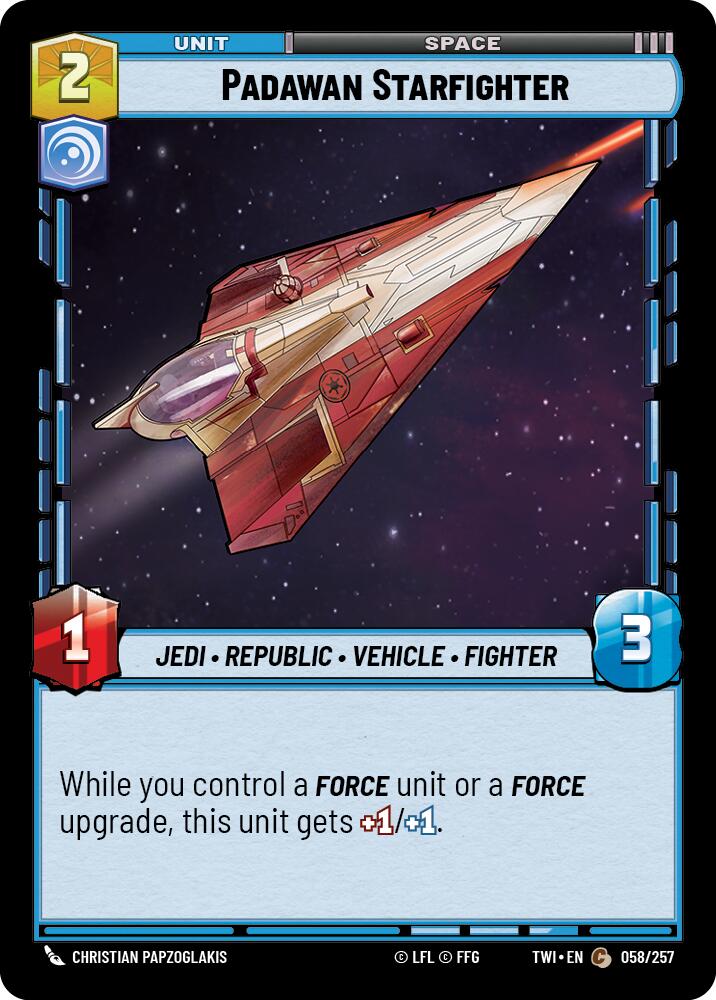 Padawan Starfighter (058/257) (058/257) [Twilight of the Republic] | Exor Games New Glasgow