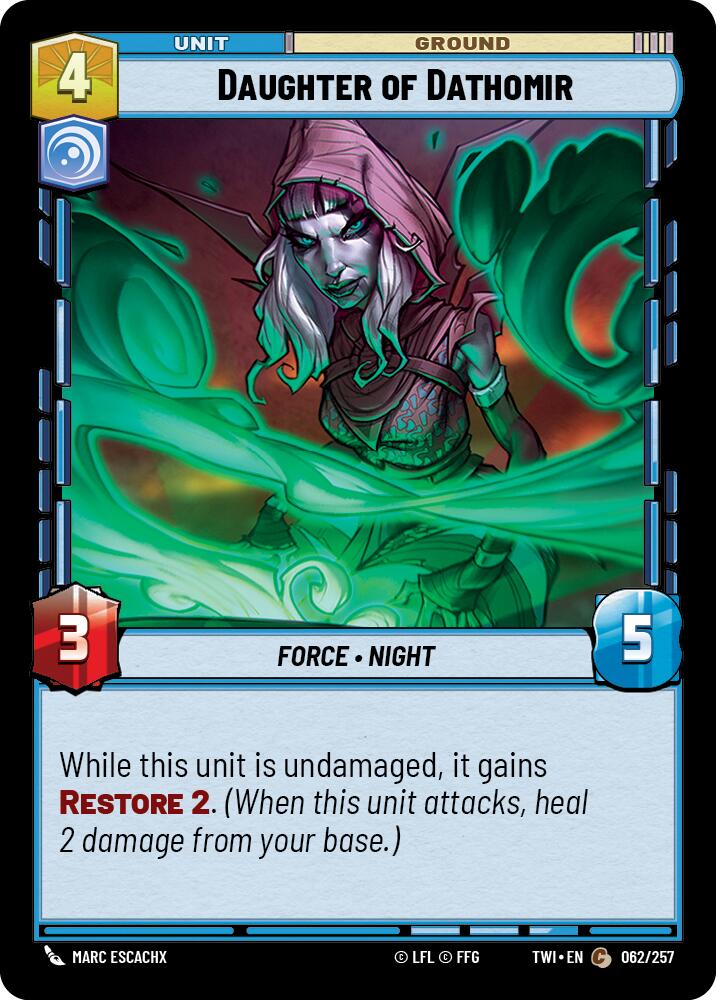 Daughter of Dathomir (062/257) (062/257) [Twilight of the Republic] | Exor Games New Glasgow
