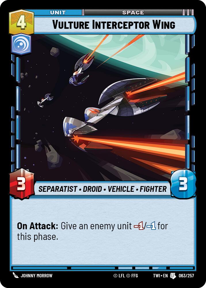 Vulture Interceptor Wing (063/257) (063/257) [Twilight of the Republic] | Exor Games New Glasgow
