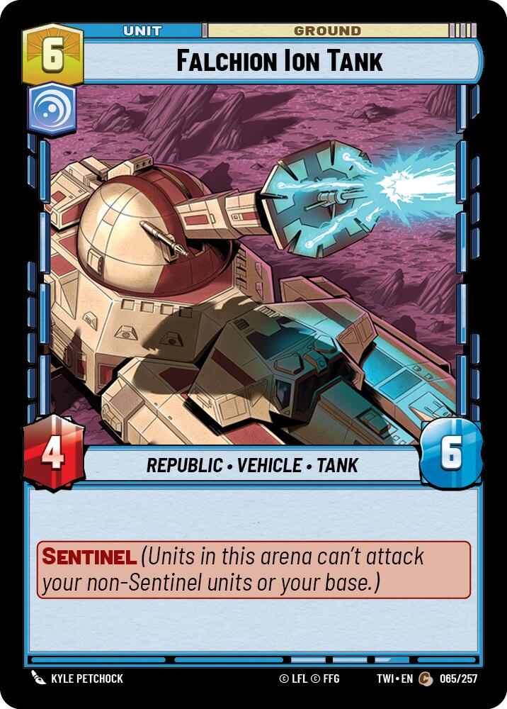 Falchion Ion Tank (065/257) (065/257) [Twilight of the Republic] | Exor Games New Glasgow