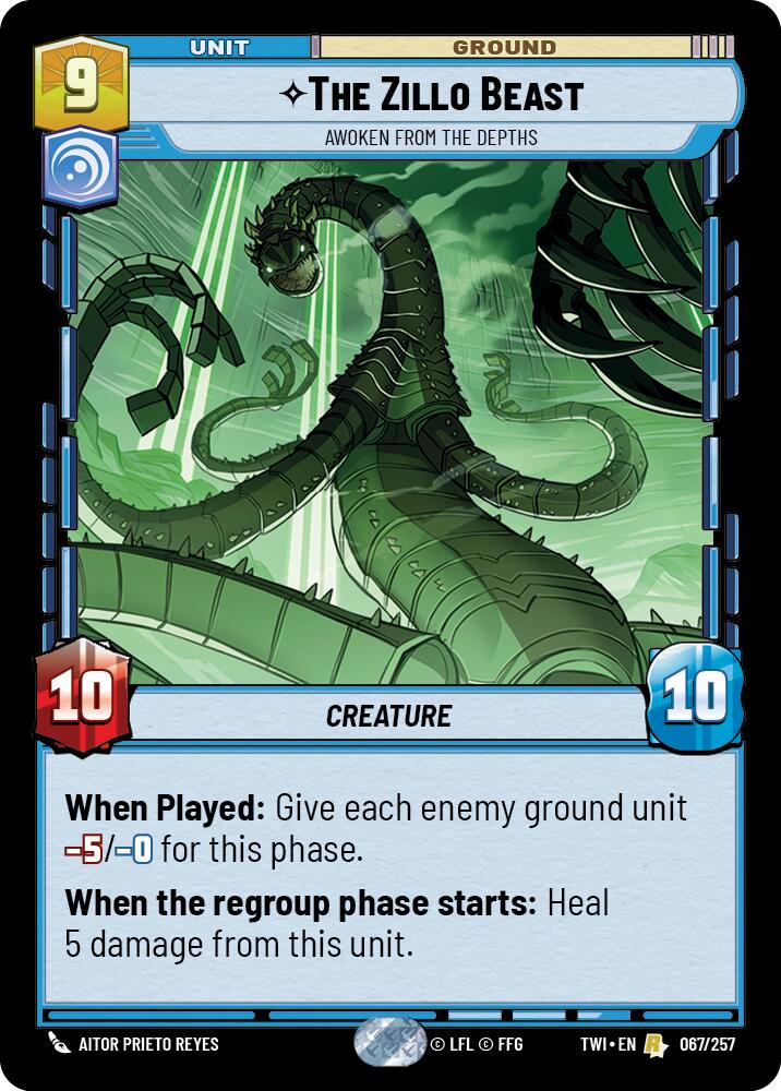The Zillo Beast - Awoken From The Depths (067/257) (067/257) [Twilight of the Republic] | Exor Games New Glasgow