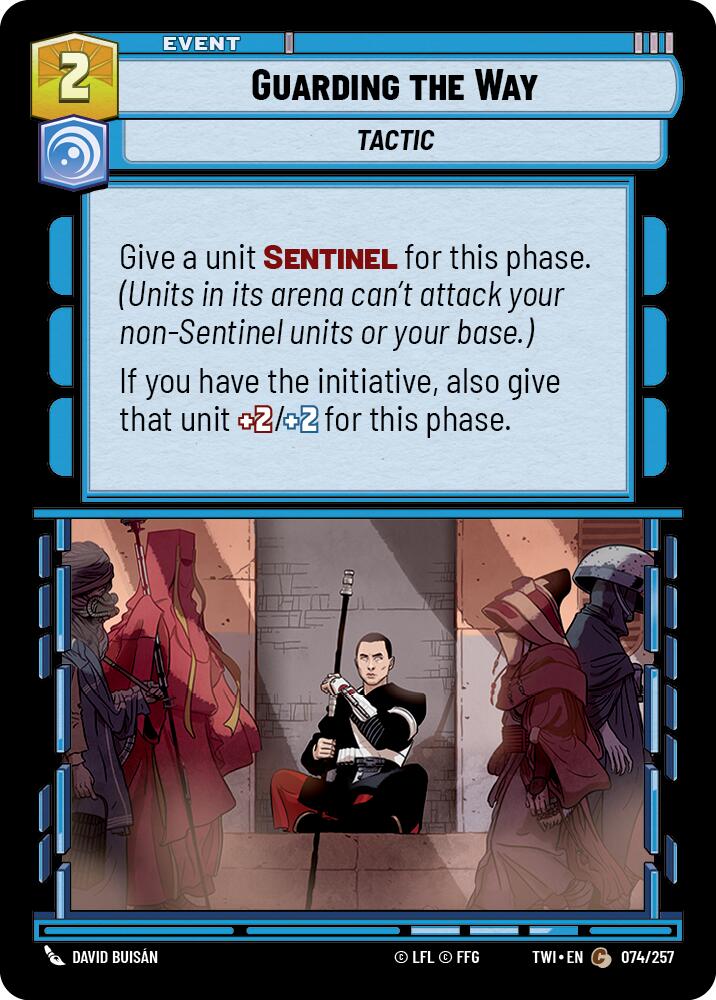 Guarding the Way (074/257) (074/257) [Twilight of the Republic] | Exor Games New Glasgow