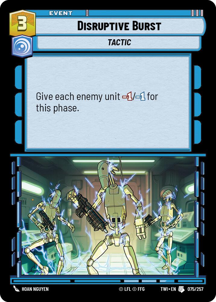 Disruptive Burst (075/257) (075/257) [Twilight of the Republic] | Exor Games New Glasgow