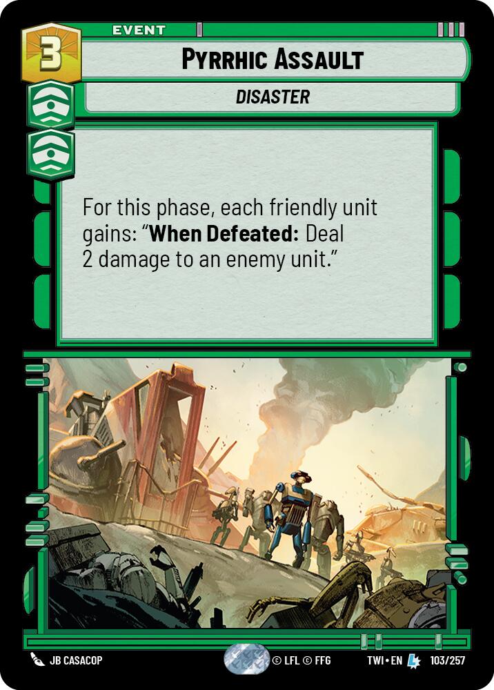 Pyrrhic Assault (103/257) (103/257) [Twilight of the Republic] | Exor Games New Glasgow