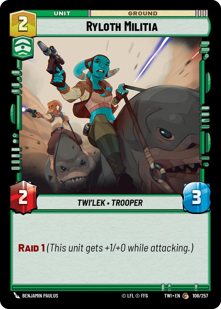 Ryloth Militia (108/257) (108/257) [Twilight of the Republic] | Exor Games New Glasgow