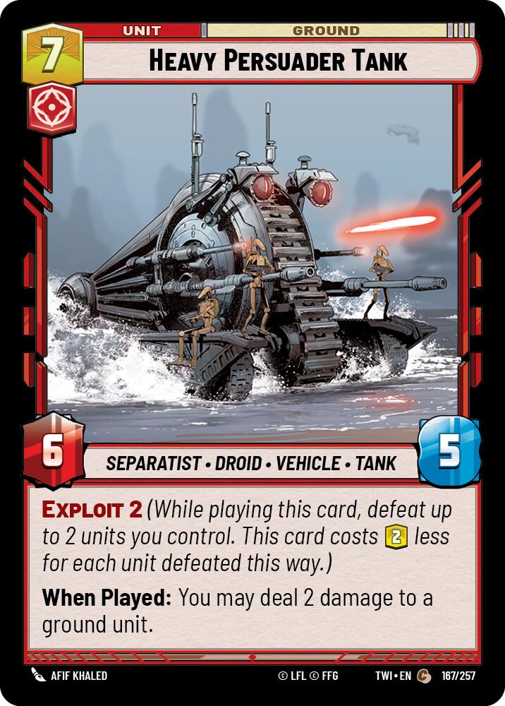 Heavy Persuader Tank (167/257) (167/257) [Twilight of the Republic] | Exor Games New Glasgow
