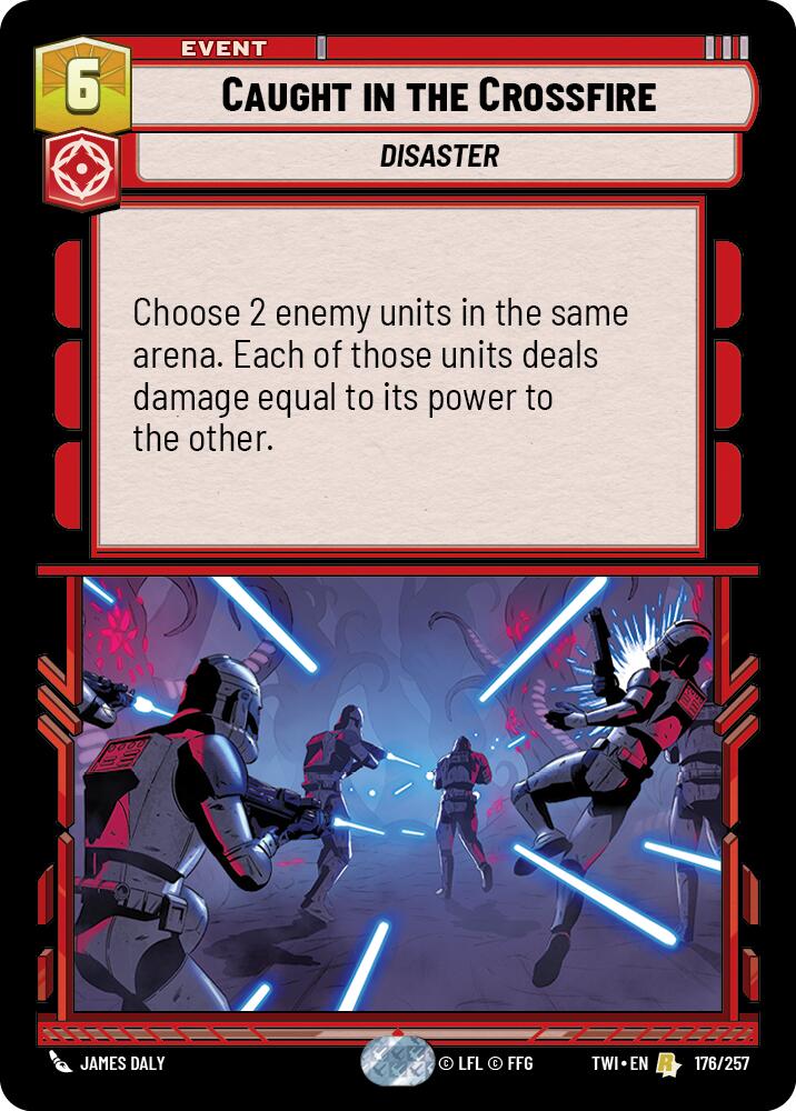 Caught in the Crossfire (176/257) (176/257) [Twilight of the Republic] | Exor Games New Glasgow