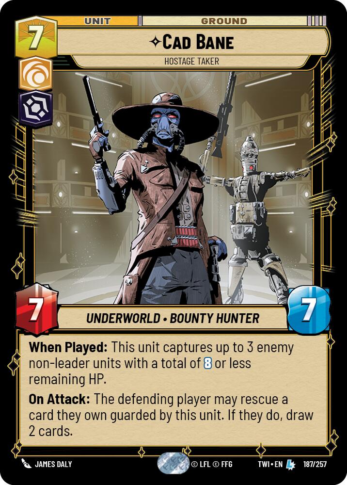Cad Bane - Hostage Taker (187/257) (187/257) [Twilight of the Republic] | Exor Games New Glasgow