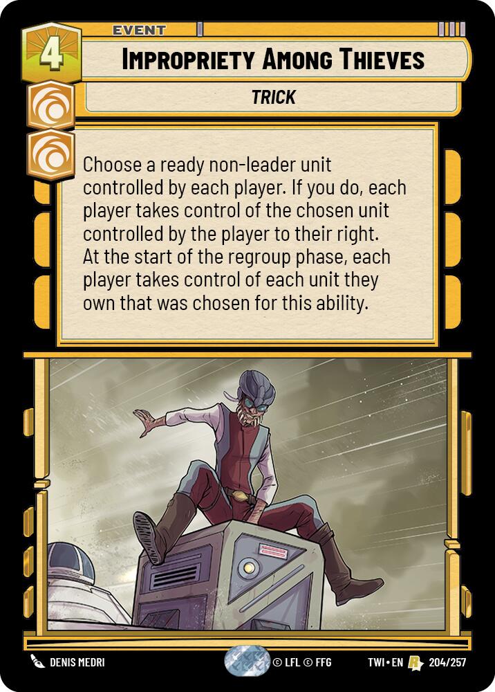 Impropriety Among Thieves (204/257) (204/257) [Twilight of the Republic] | Exor Games New Glasgow