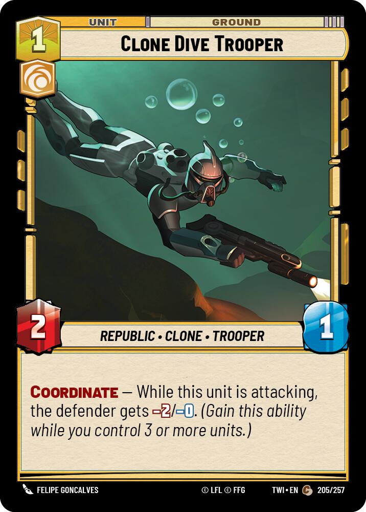Clone Dive Trooper (205/257) (205/257) [Twilight of the Republic] | Exor Games New Glasgow