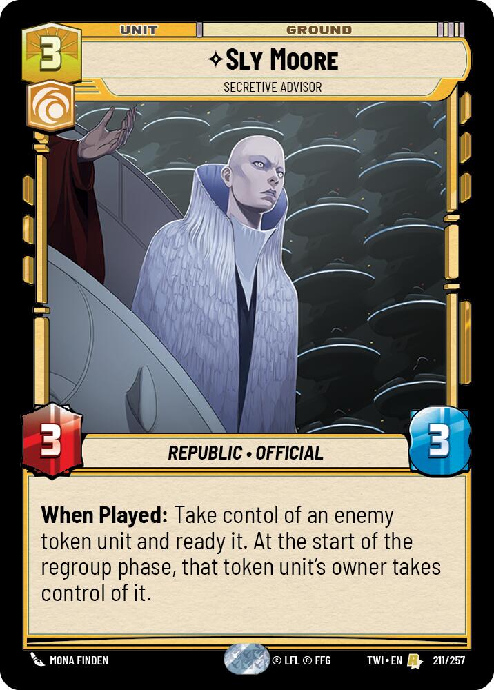 Sly Moore - Secretive Advisor (211/257) (211/257) [Twilight of the Republic] | Exor Games New Glasgow