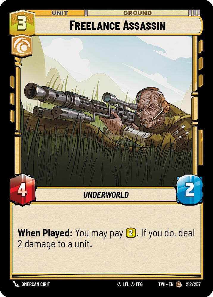 Freelance Assassin (212/257) (212/257) [Twilight of the Republic] | Exor Games New Glasgow