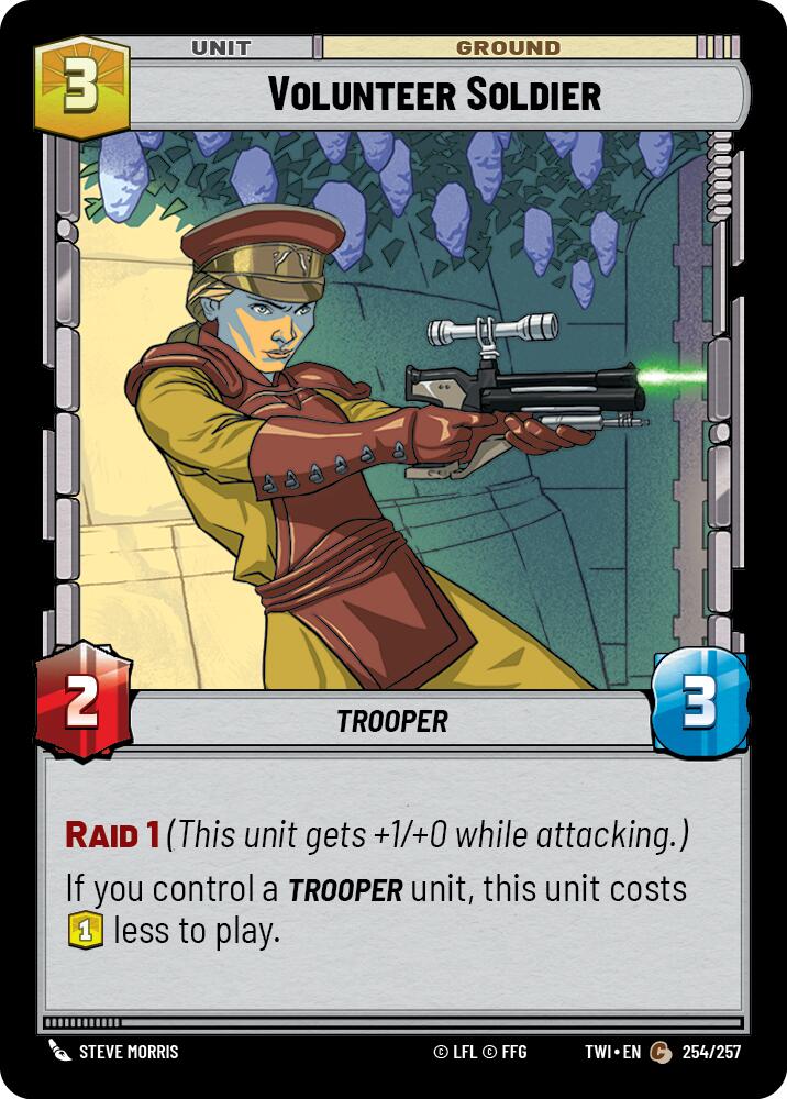 Volunteer Soldier (254/257) (254/257) [Twilight of the Republic] | Exor Games New Glasgow