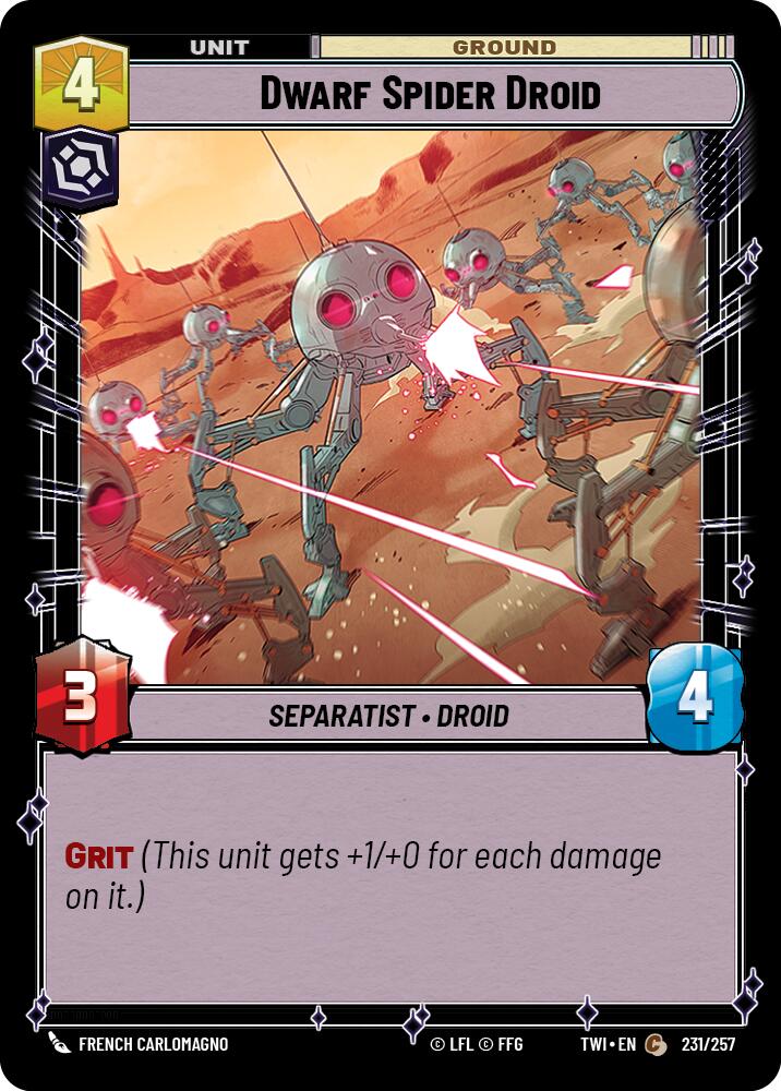 Dwarf Spider Droid (231/257) (231/257) [Twilight of the Republic] | Exor Games New Glasgow