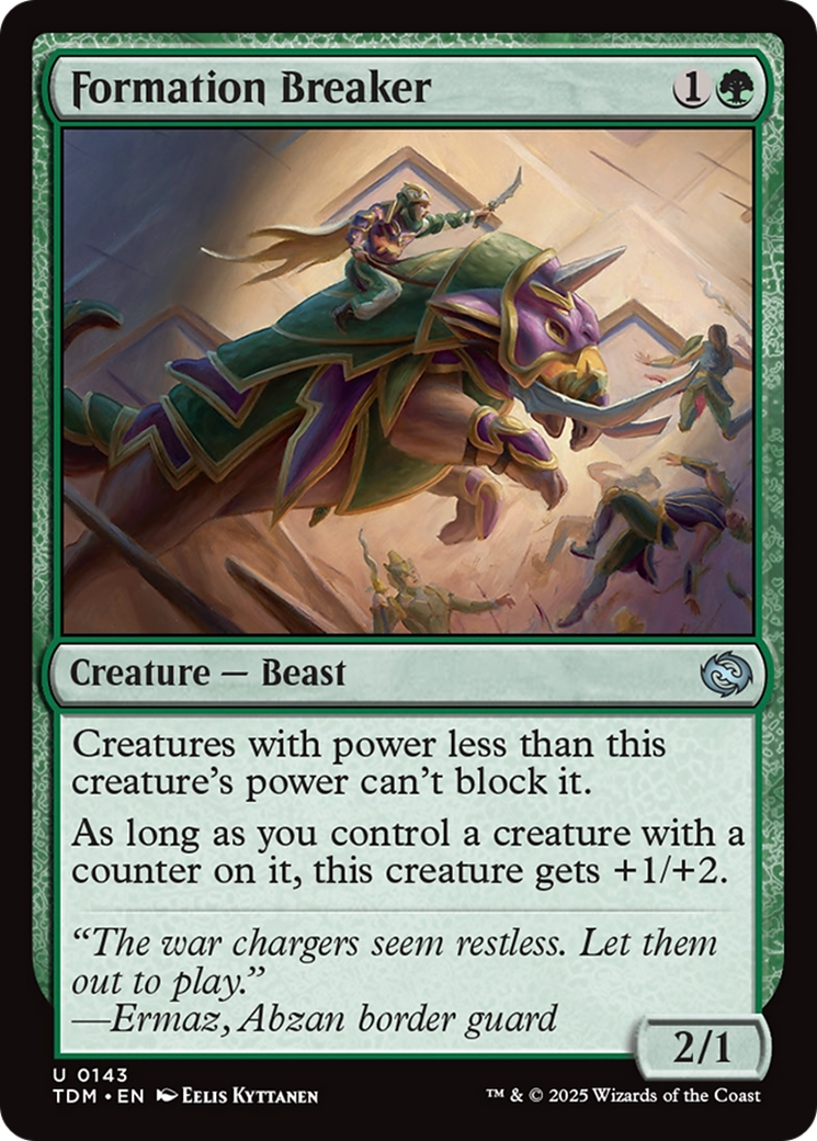 Formation Breaker [Tarkir: Dragonstorm] | Exor Games New Glasgow
