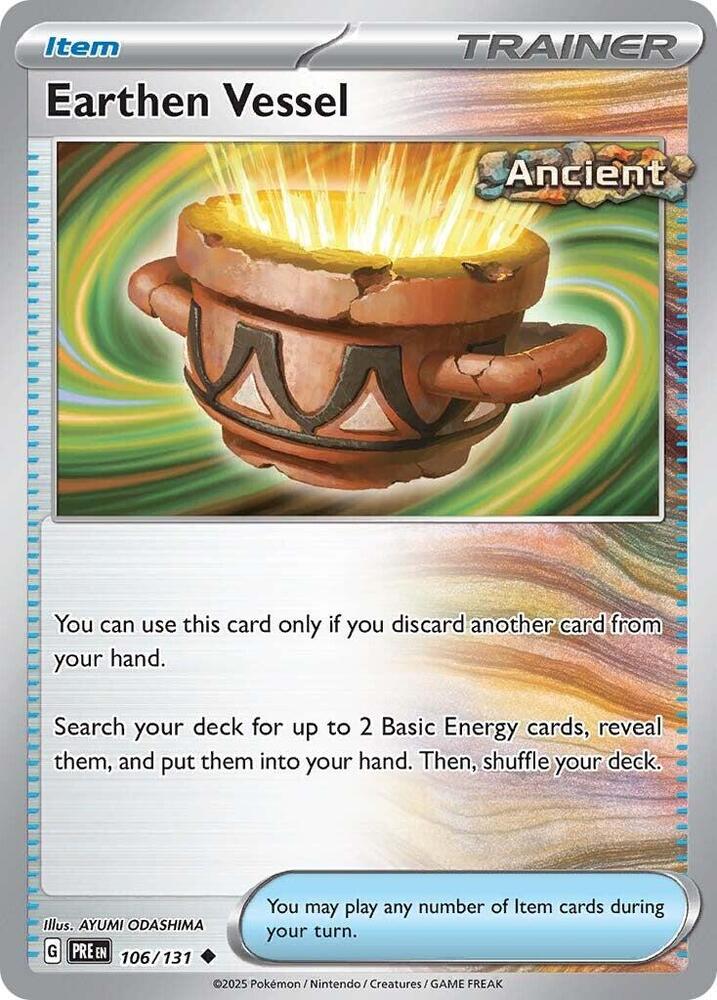 Earthen Vessel (106/131) [Scarlet & Violet: Prismatic Evolutions] | Exor Games New Glasgow
