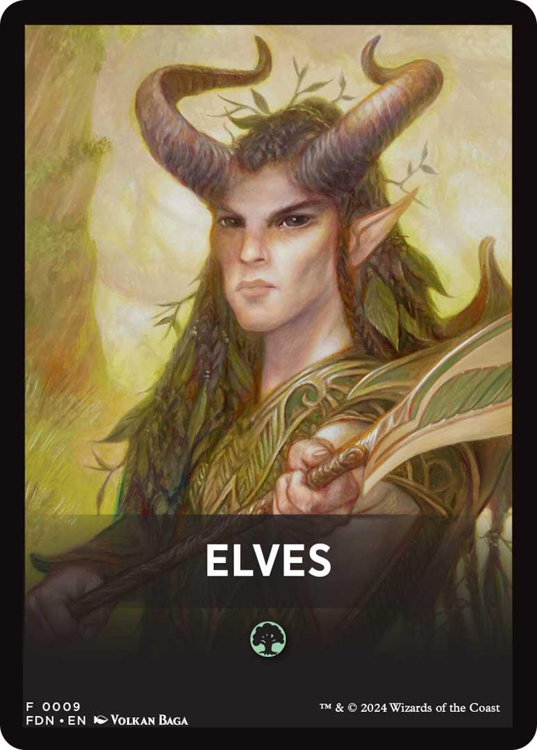 Elves Theme Card [Foundations] | Exor Games New Glasgow