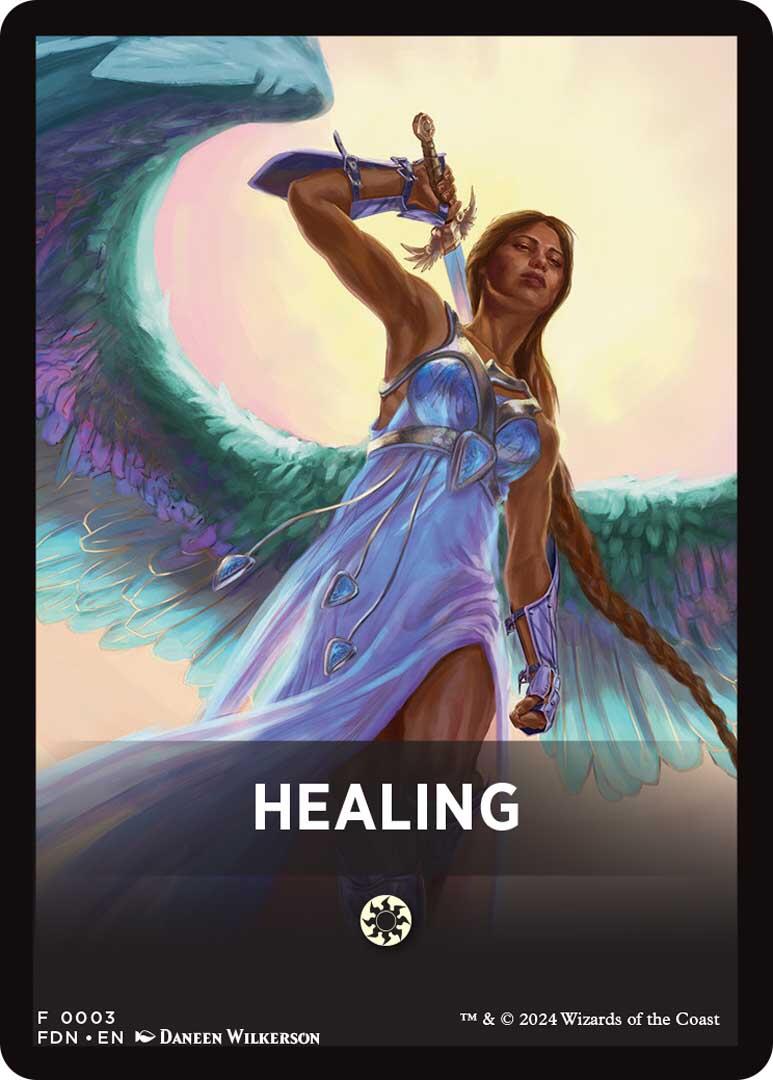 Healing Theme Card [Foundations] | Exor Games New Glasgow