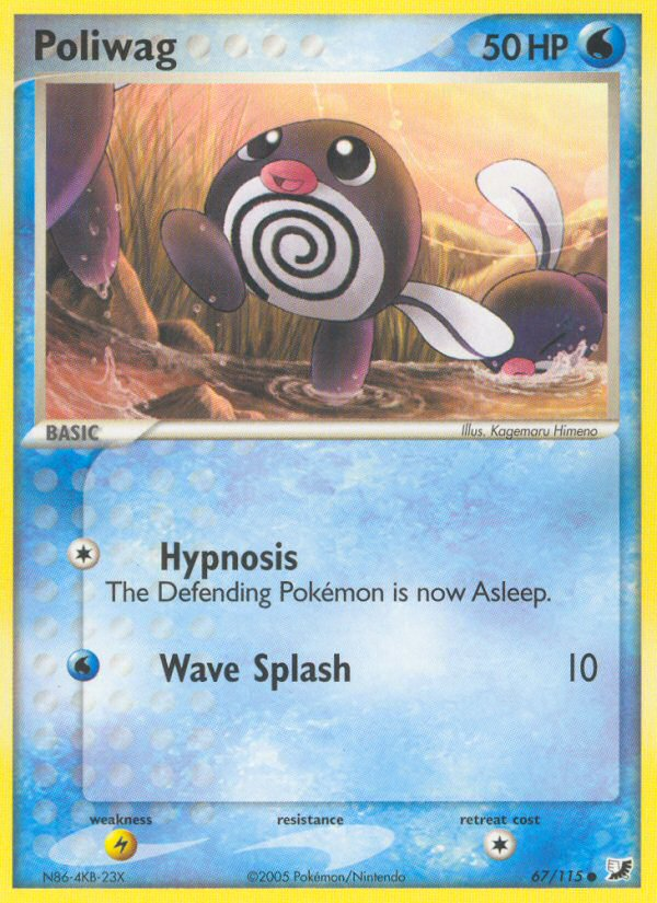 Poliwag (67/115) [EX: Unseen Forces] | Exor Games New Glasgow