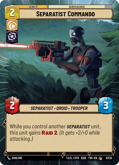 Separatist Commando (7) (Hyperspace) (7) [Twilight of the Republic] | Exor Games New Glasgow