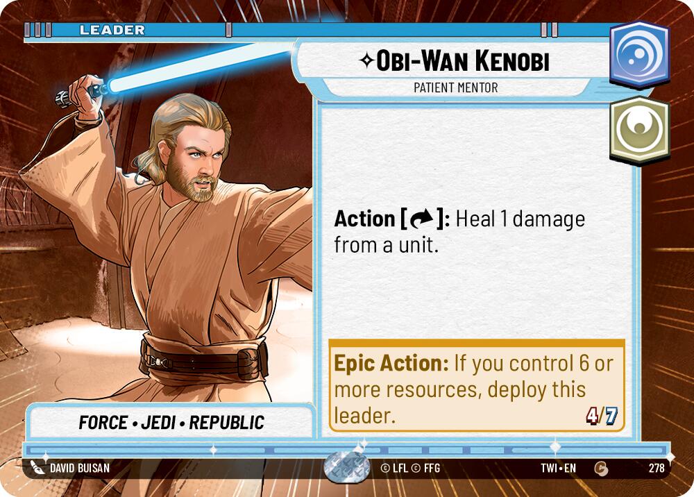 Obi-Wan Kenobi - Patient Mentor (278) (Hyperspace) (278) [Twilight of the Republic] | Exor Games New Glasgow