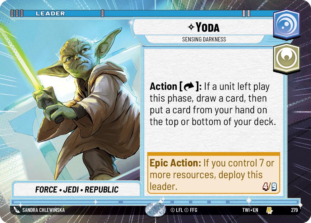 Yoda - Sensing Darkness (279) (Hyperspace) (279) [Twilight of the Republic] | Exor Games New Glasgow