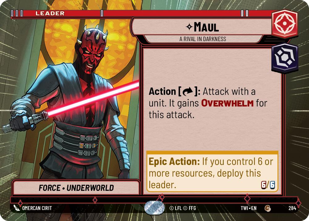 Maul - A Rival in Darkness (284) (Hyperspace) (284) [Twilight of the Republic] | Exor Games New Glasgow