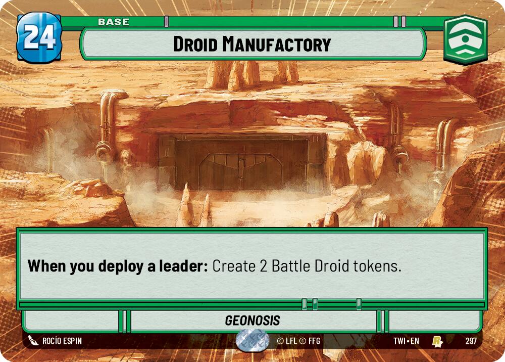 Droid Manufactory (297) (Hyperspace) (297) [Twilight of the Republic] | Exor Games New Glasgow