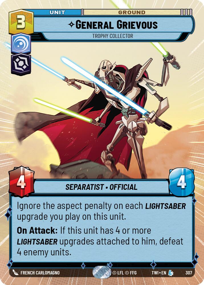 General Grievous - Trophy Collector (307) (Hyperspace) (307) [Twilight of the Republic] | Exor Games New Glasgow
