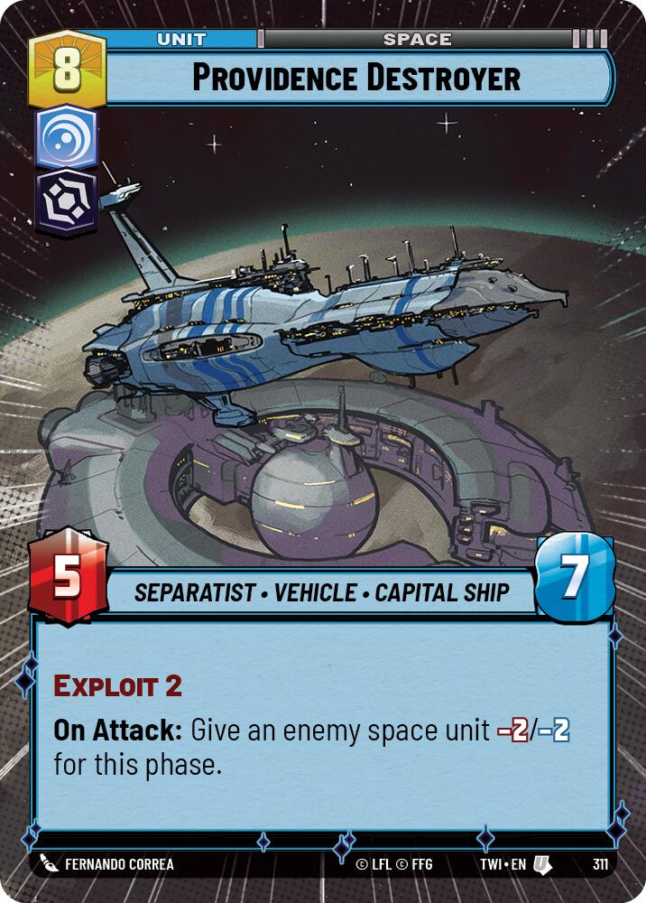 Providence Destroyer (311) (Hyperspace) (311) [Twilight of the Republic] | Exor Games New Glasgow