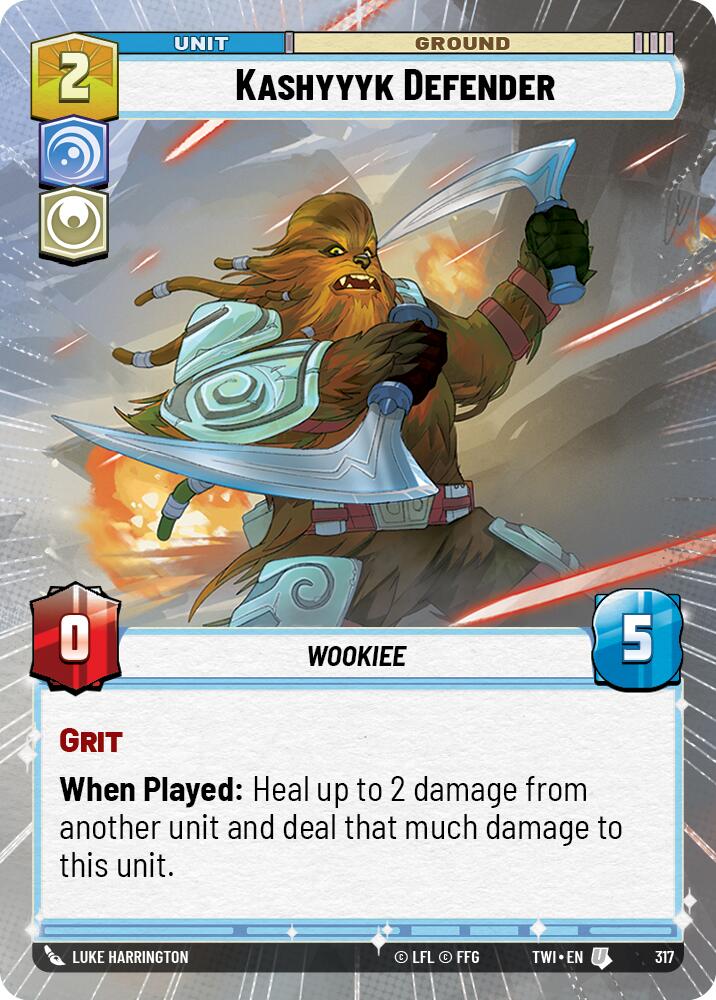 Kashyyyk Defender (317) (Hyperspace) (317) [Twilight of the Republic] | Exor Games New Glasgow