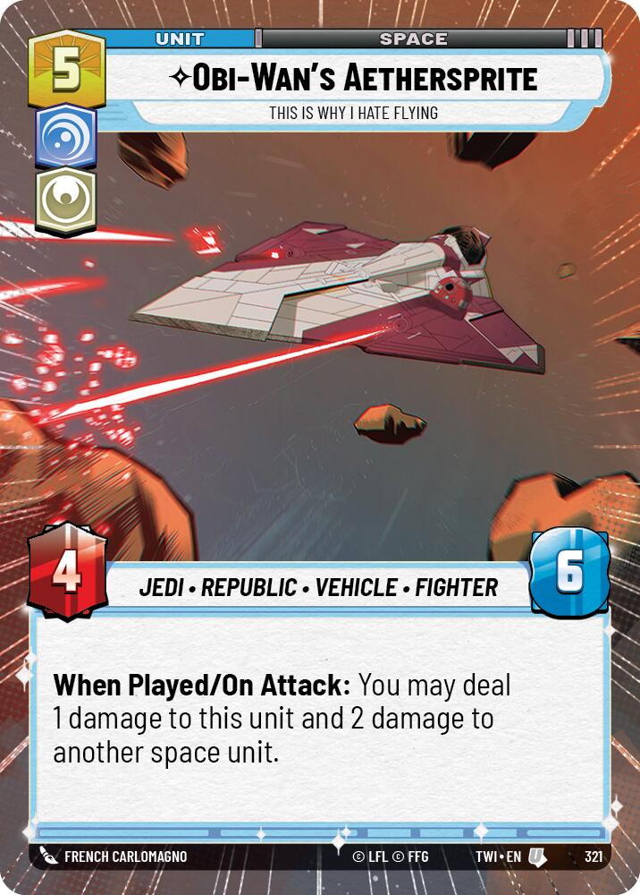 Obi-Wan's Aethersprite - This is Why I Hate Flying (321) (Hyperspace) (321) [Twilight of the Republic] | Exor Games New Glasgow