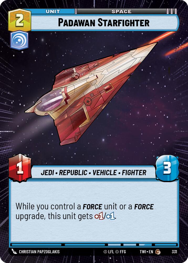 Padawan Starfighter (331) (Hyperspace) (331) [Twilight of the Republic] | Exor Games New Glasgow