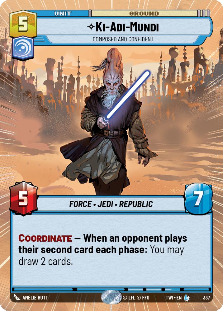 Ki-Adi-Mundi - Composed and Confident (337) (Hyperspace) (337) [Twilight of the Republic] | Exor Games New Glasgow