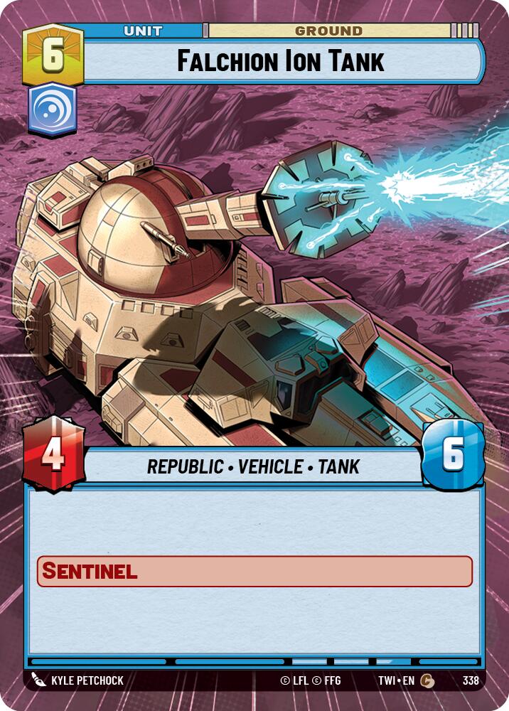 Falchion Ion Tank (338) (Hyperspace) (338) [Twilight of the Republic] | Exor Games New Glasgow