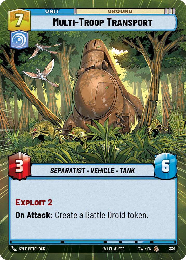 Multi-Troop Transport (339) (Hyperspace) (339) [Twilight of the Republic] | Exor Games New Glasgow